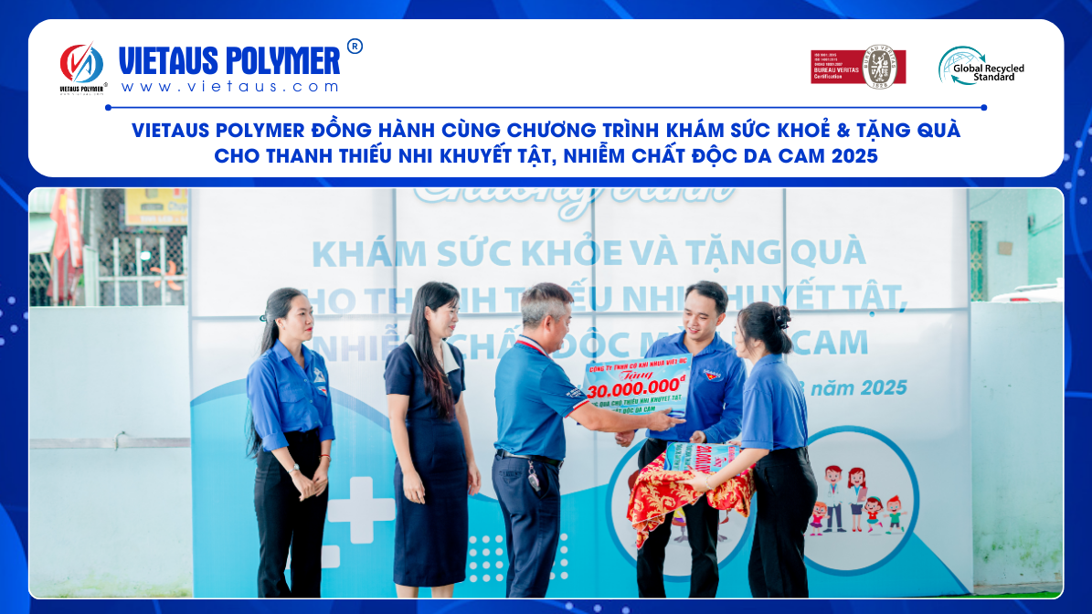 VietAus Polymer đồng hành cùng chương trình khám sức khỏe & tặng quà cho trẻ em khuyết tật, nhiễm chất độc da cam 2025 3