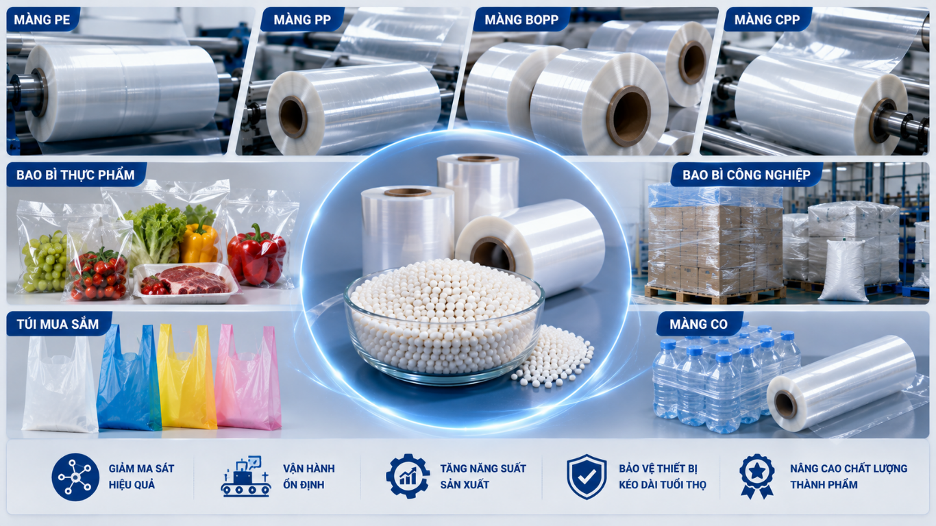 Lợi ích khi sử dụng Slip Masterbatch