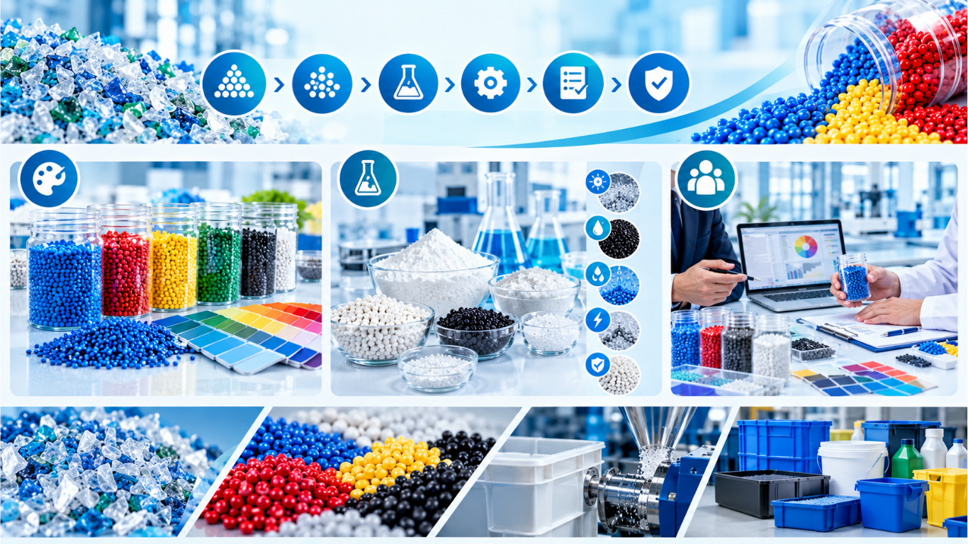 VIETAUS POLYMER – Giải pháp nguyên liệu màu và phụ gia cho nhựa tái chế