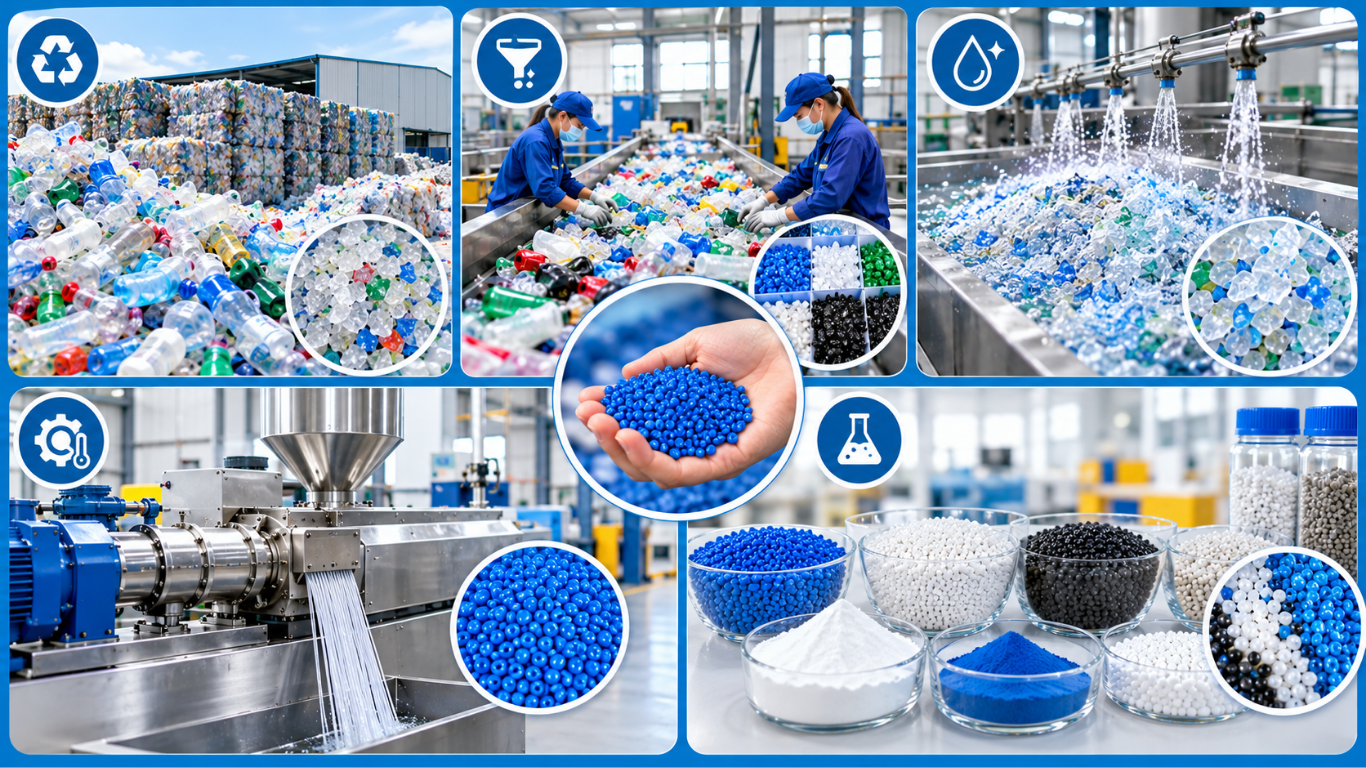 Ứng dụng của hạt nhựa tái chế trong sản xuất