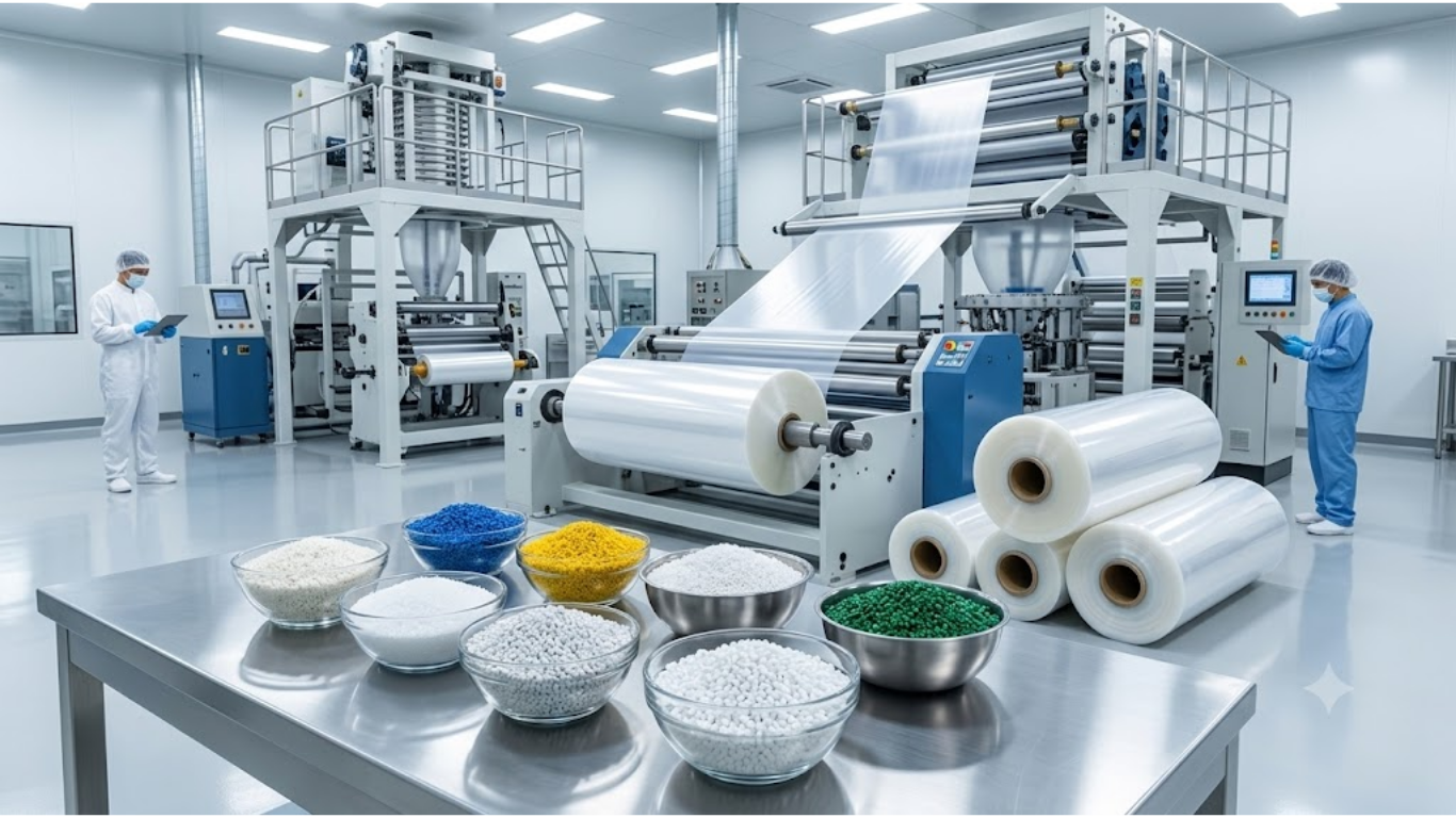 VietAus Polymer hỗ trợ phụ gia cho màng PE bao bì như thế nào?
