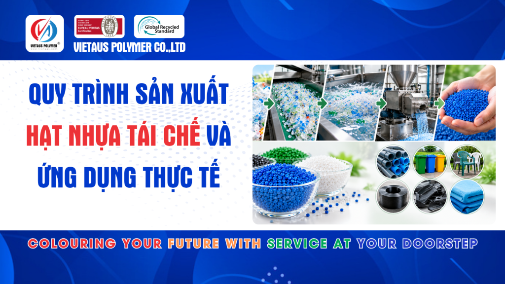 Quy Trình Sản Xuất Hạt Nhựa Tái Chế Và Ứng Dụng Thực Tế